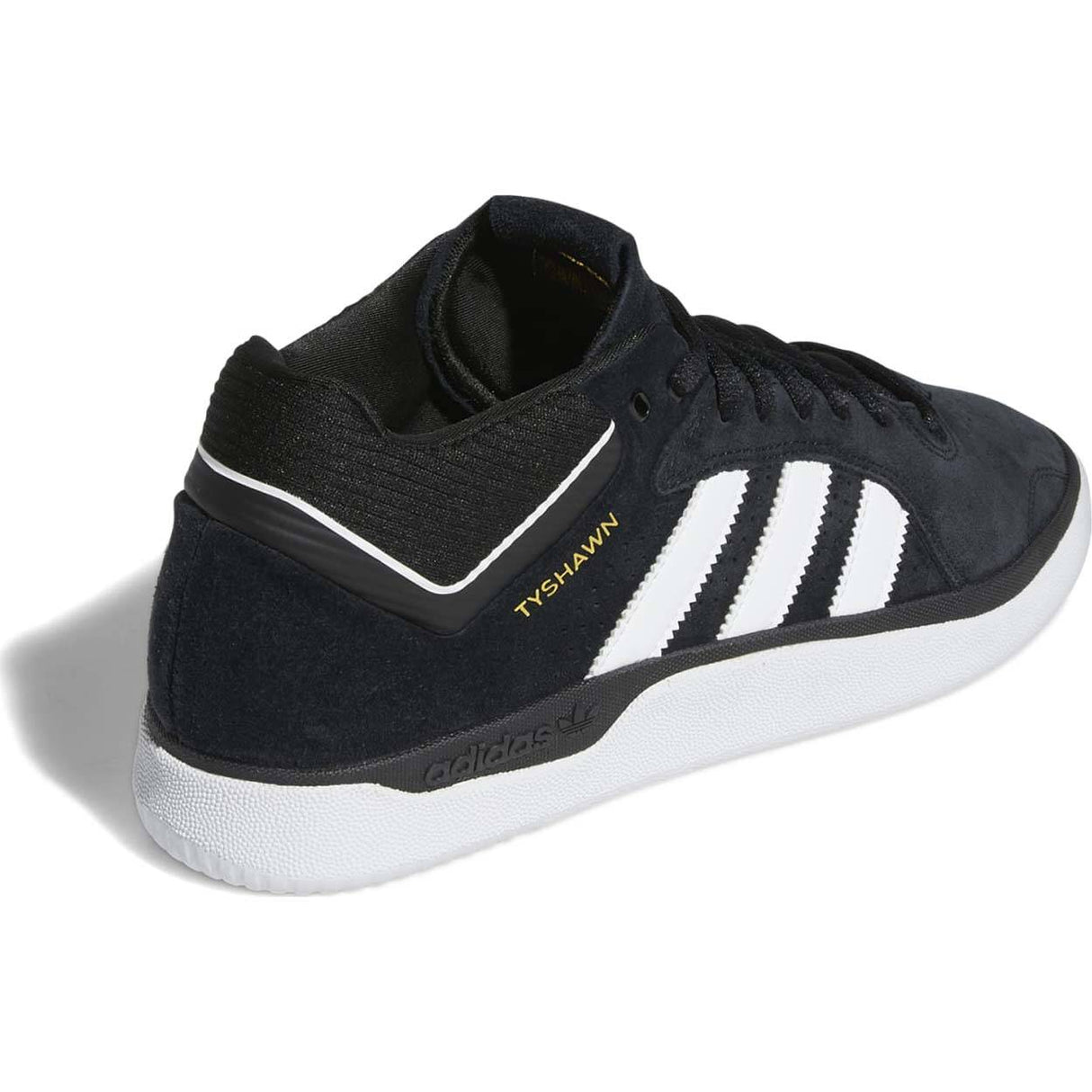 Adidas Tyshawn Skate Shoes - Core Black/White/Core Black