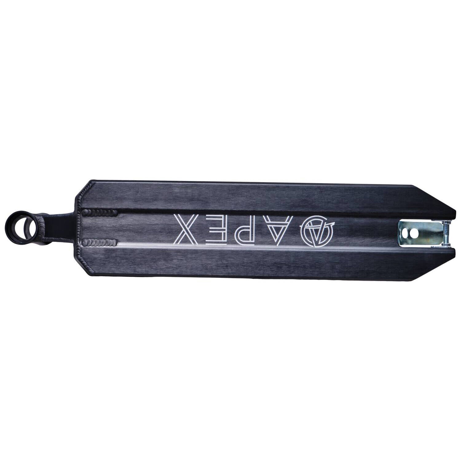Apex Pro Peg Cut Scooter Deck - Black 19.3" x 5"