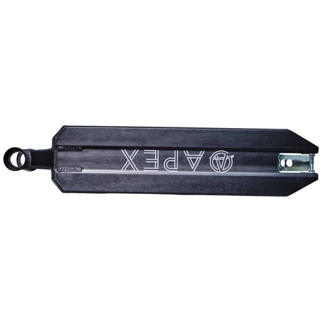 Apex Pro Peg Cut Scooter Deck - Black 19.3" x 5"