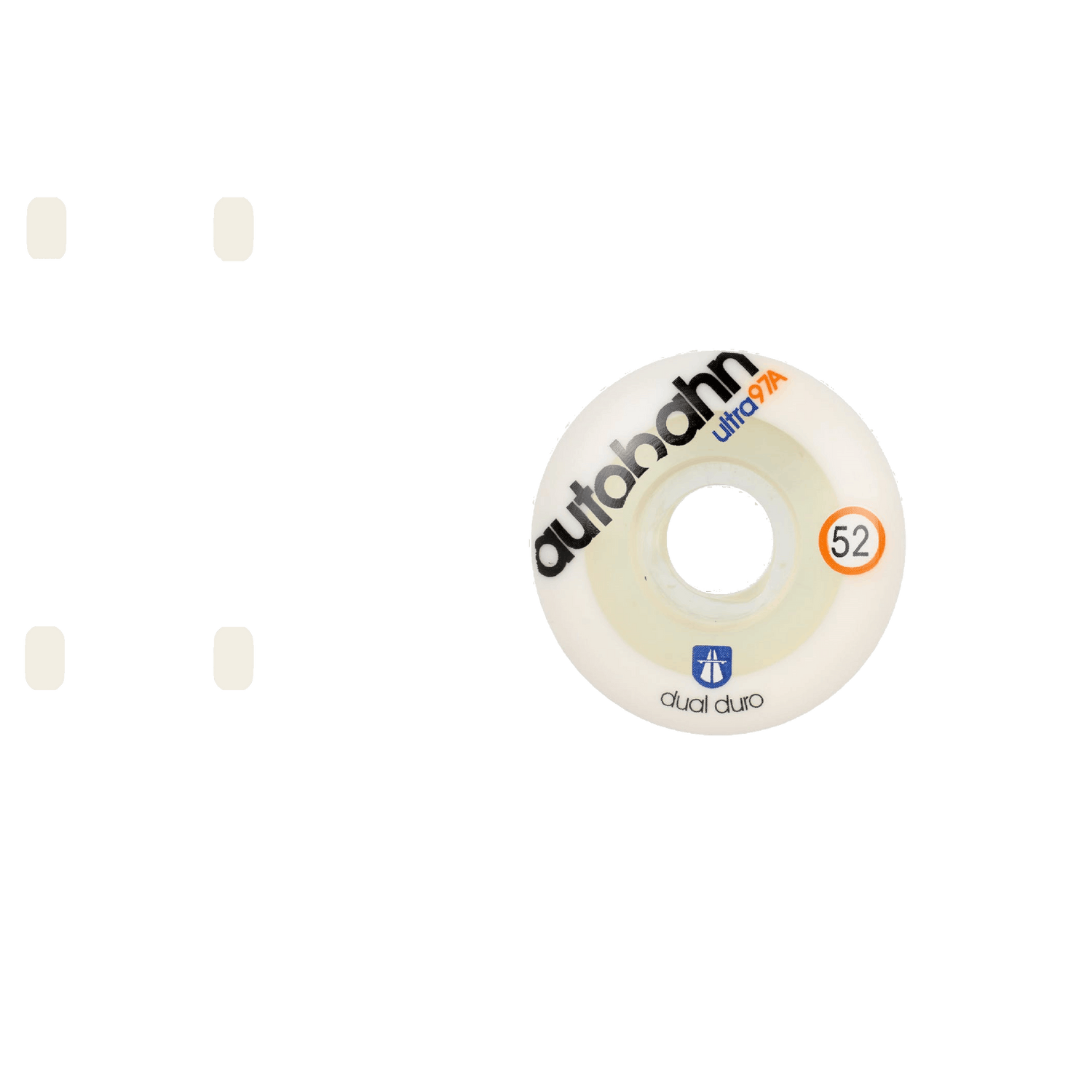 Autobahn Dual Duro Ultra Classic Skateboard Wheels 53mm - 97a