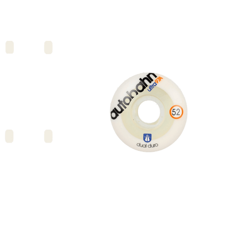Autobahn Dual Duro Ultra Classic Skateboard Wheels 53mm - 97a