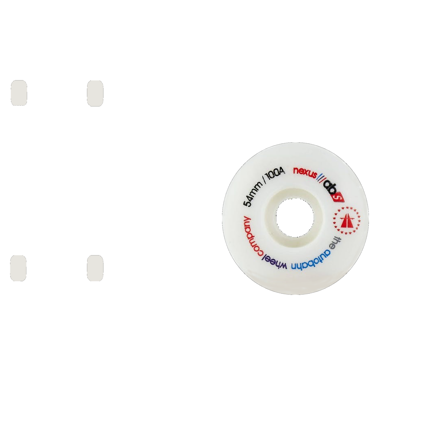 Autobahn Nexus Skateboard Wheels 54mm - White