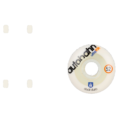 Autobahn Dual Duro Ultra Classic Skateboard Wheels 52mm - 97a