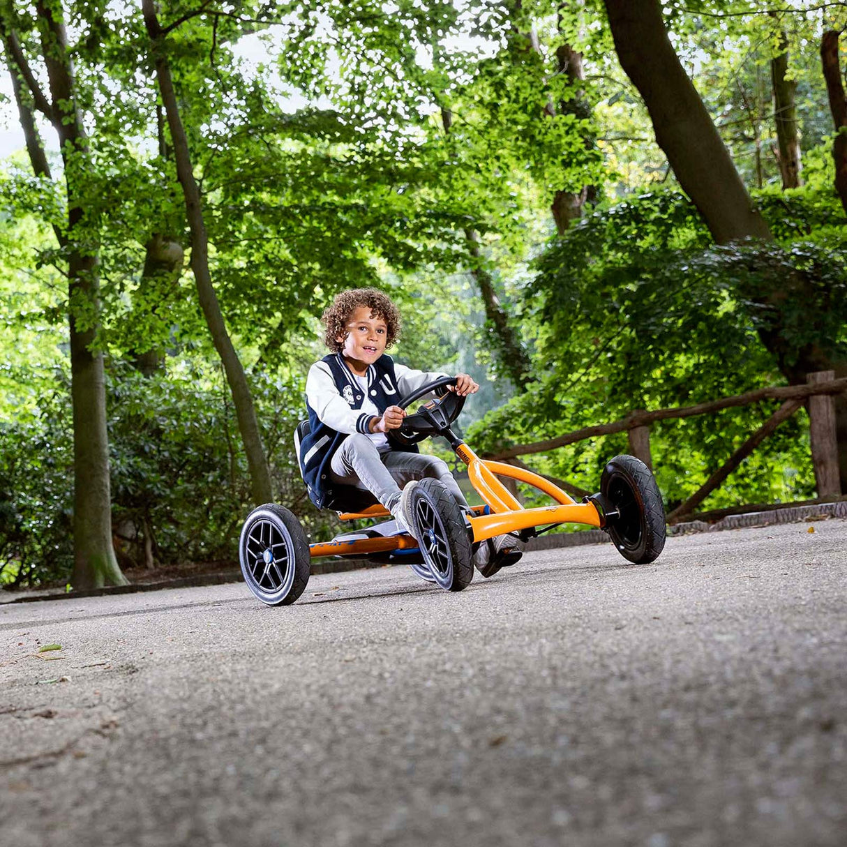 Berg Buddy B Ride On Pedal Kart - Orange