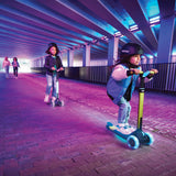 BERG Nexo Foldable Lights LED-Deck 3 Wheeled Scooter - Mint