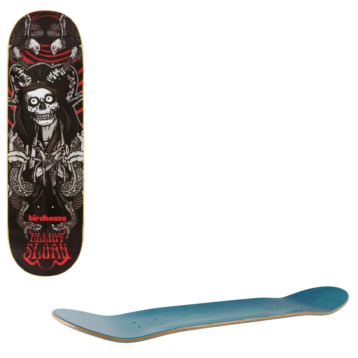 Birdhouse Pro Sloan Reaper Skateboard Deck 8.5" - Black