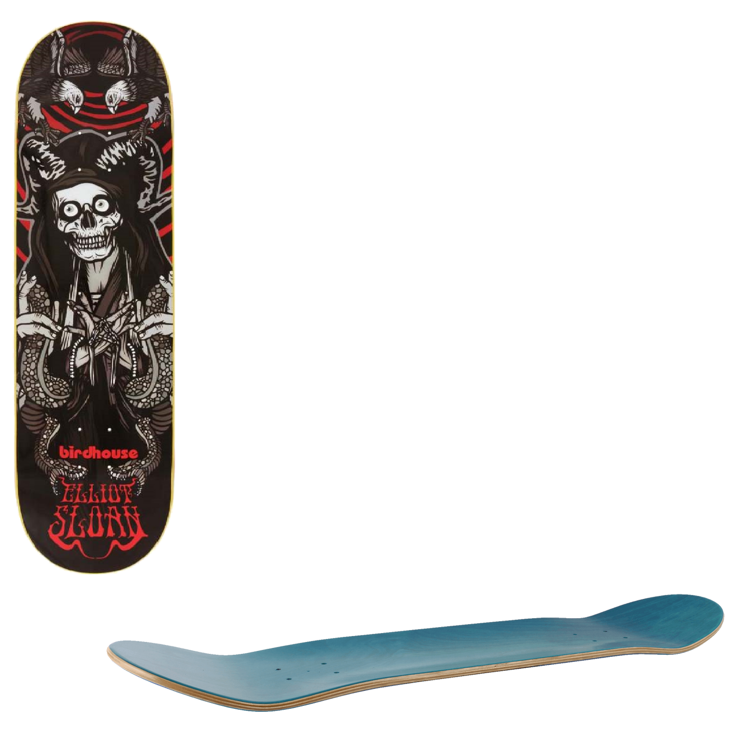 Birdhouse Pro Sloan Reaper Skateboard Deck 8.5" - Black