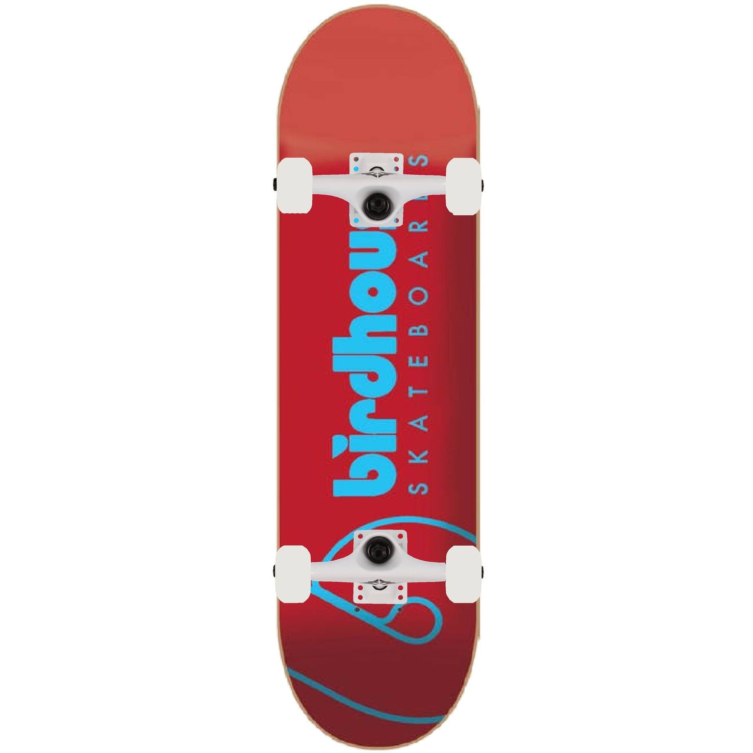 Birdhouse Team Logo Custom Skateboard - Red/White 7.75''