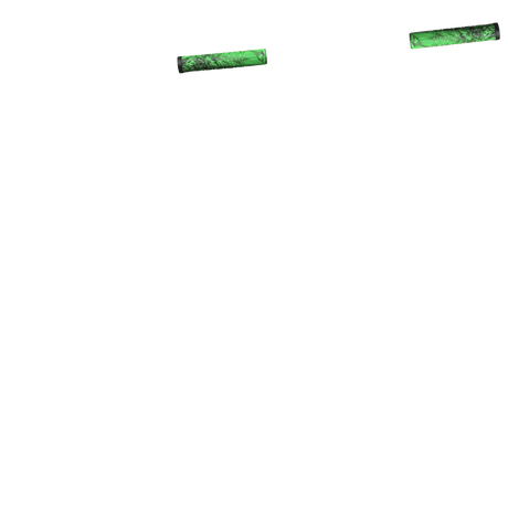 Blunt V3 160mm Bar Grips - Green/Black
