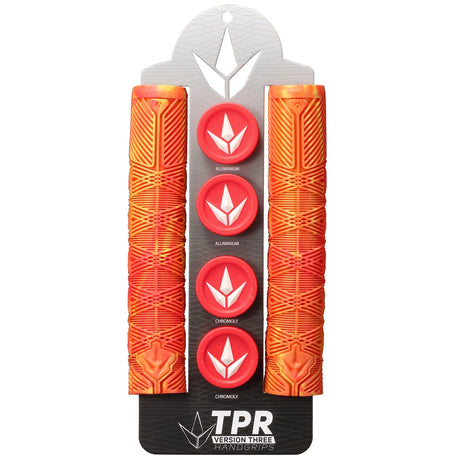 Blunt V3 160mm Bar Grips - Orange/Red