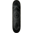 Blueprint Home Heart Skateboard Deck - Black/Black 8.25''