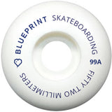 Blueprint Mini Heart Skateboard Wheels - Navy 52mm