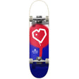 Blueprint Spray Heart Complete Skateboard - Red/Blue 7.75