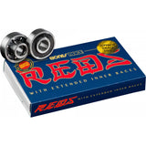 Bones Skateboard Bearings - Race Reds 608 (8 Pack)
