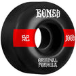 Bones OG 100'S #14 V4 Wide Skateboard Wheels - Black 52mm