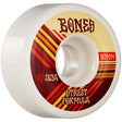 Bones Retros 103A V4 Wide STF Skateboard Wheels - White 53mm