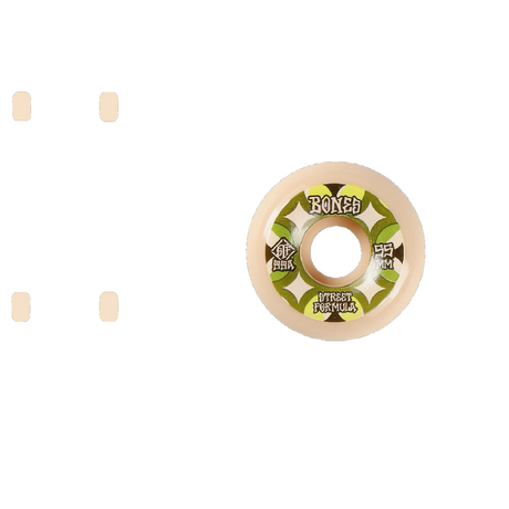 Bones Retros 99A V5 Sidecut STF Skateboard Wheels - White 53mm
