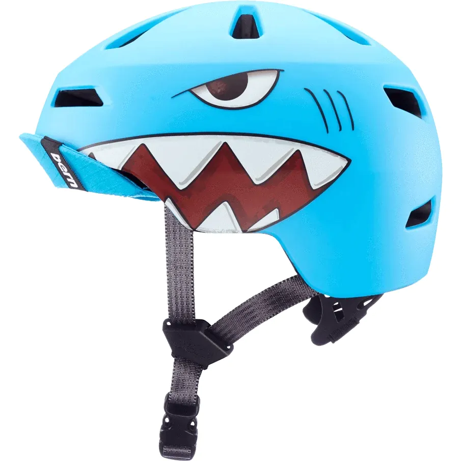 Bern Nino 2.0 Junior Bike Helmet - Matte Shark Bite