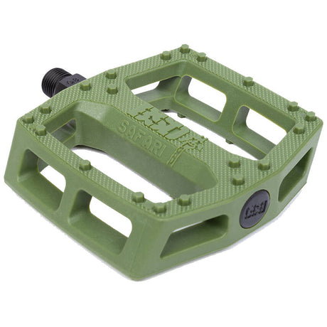 BSD Safari BMX Pedals - Surplus Green