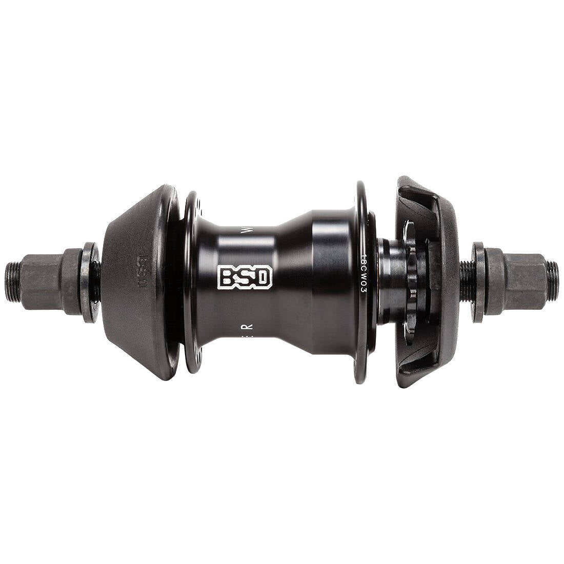 BSD West Coaster V2 RHD BMX Hub - Black