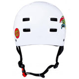 Bullet x Santa Cruz Slasher Youth Helmet - Gloss White (49-54cm)