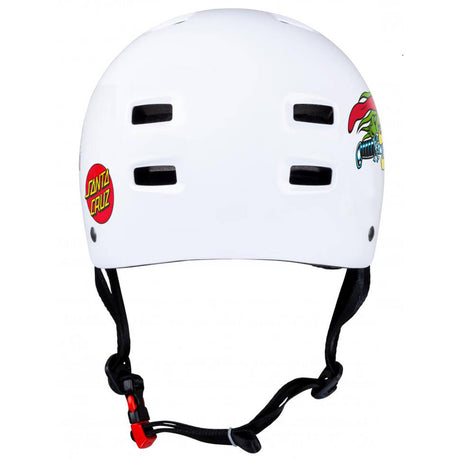 Bullet x Santa Cruz Slasher Youth Helmet - Gloss White (49-54cm)