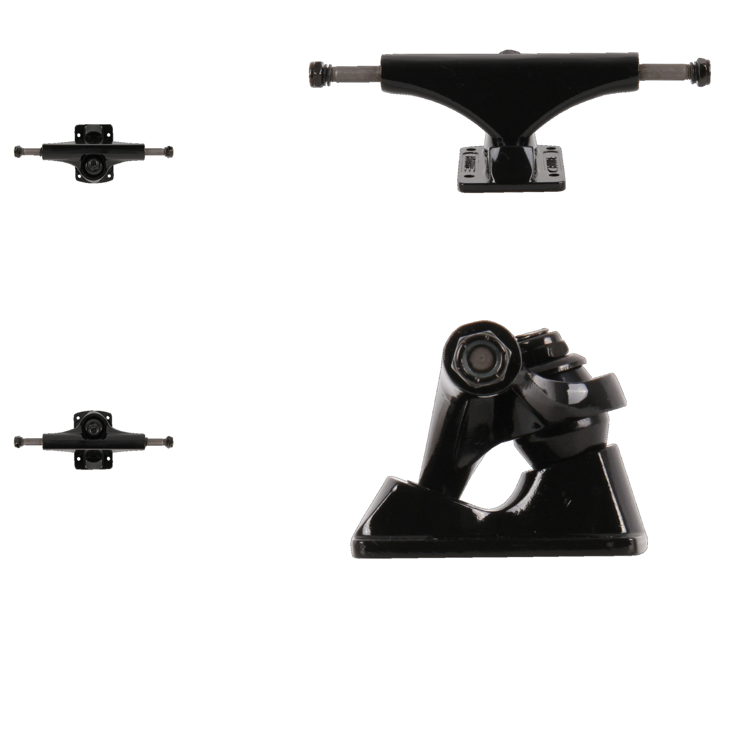 Bullet Skateboard Trucks - Black 145mm