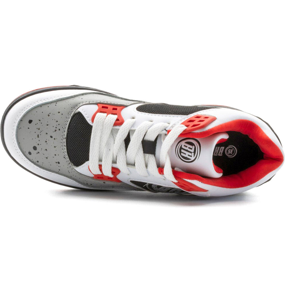 Breezy Rollers Jumper - White/Grey/Red