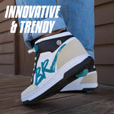 Breezy Rollers Skater - White/Light Blue