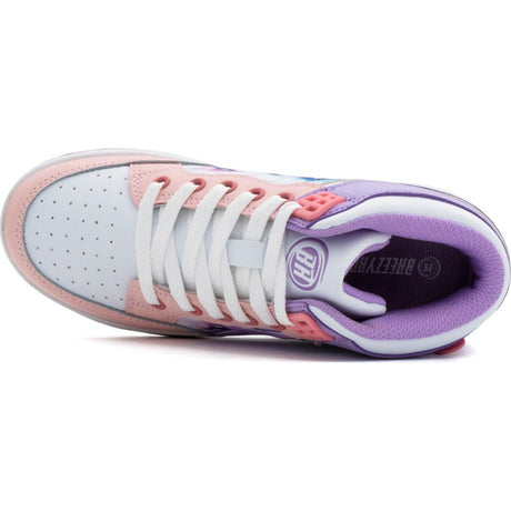 Breezy Rollers Skater - White/Purple/Pink