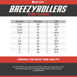 Breezy Rollers Skater - White/Light Blue