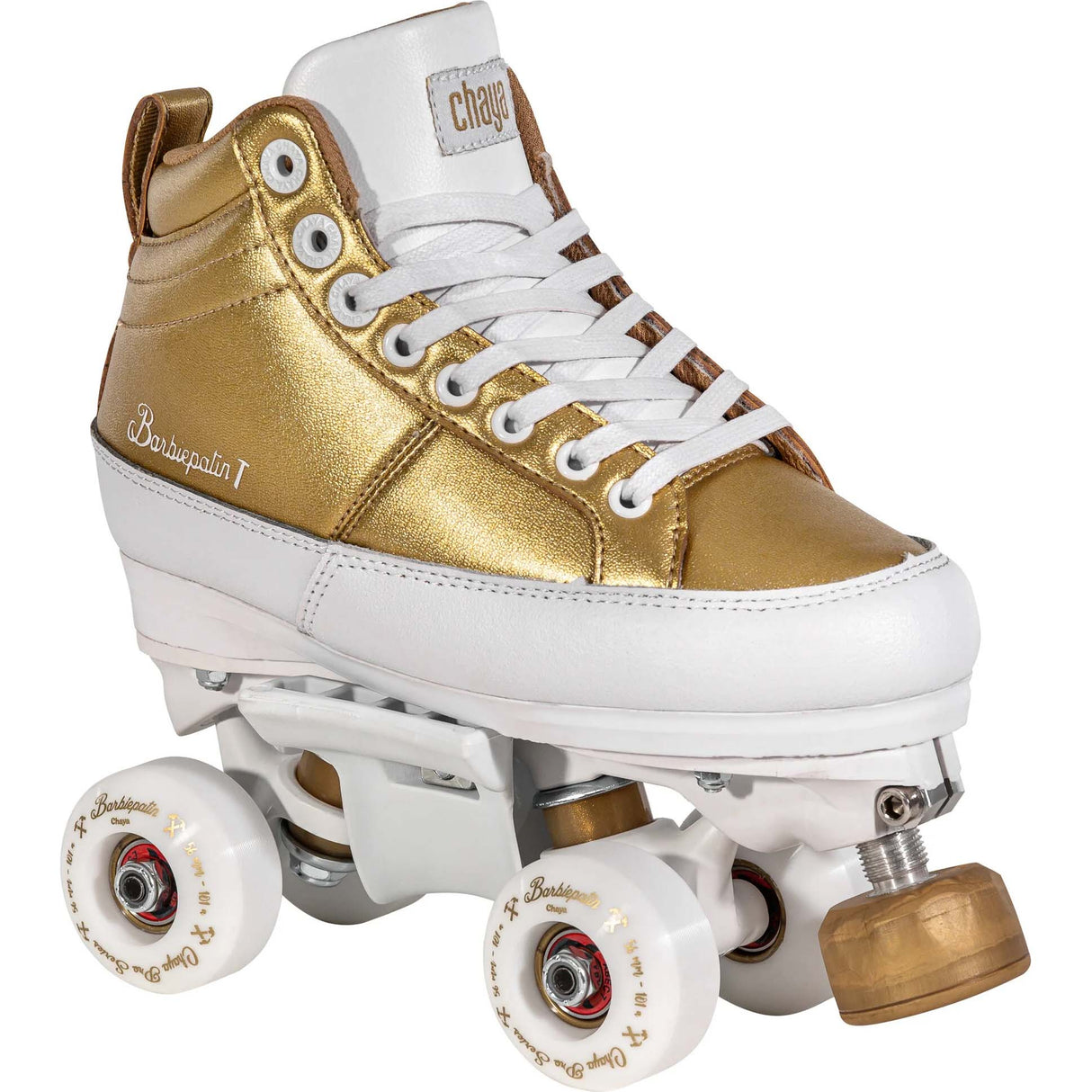 Chaya Kismet Barbiepatin Quad Roller Skates - Gold