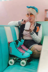 Chaya Melrose Deluxe Quad Roller Skates - Turquoise