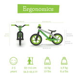 Chillafish BMXie Balance Bike - Lime