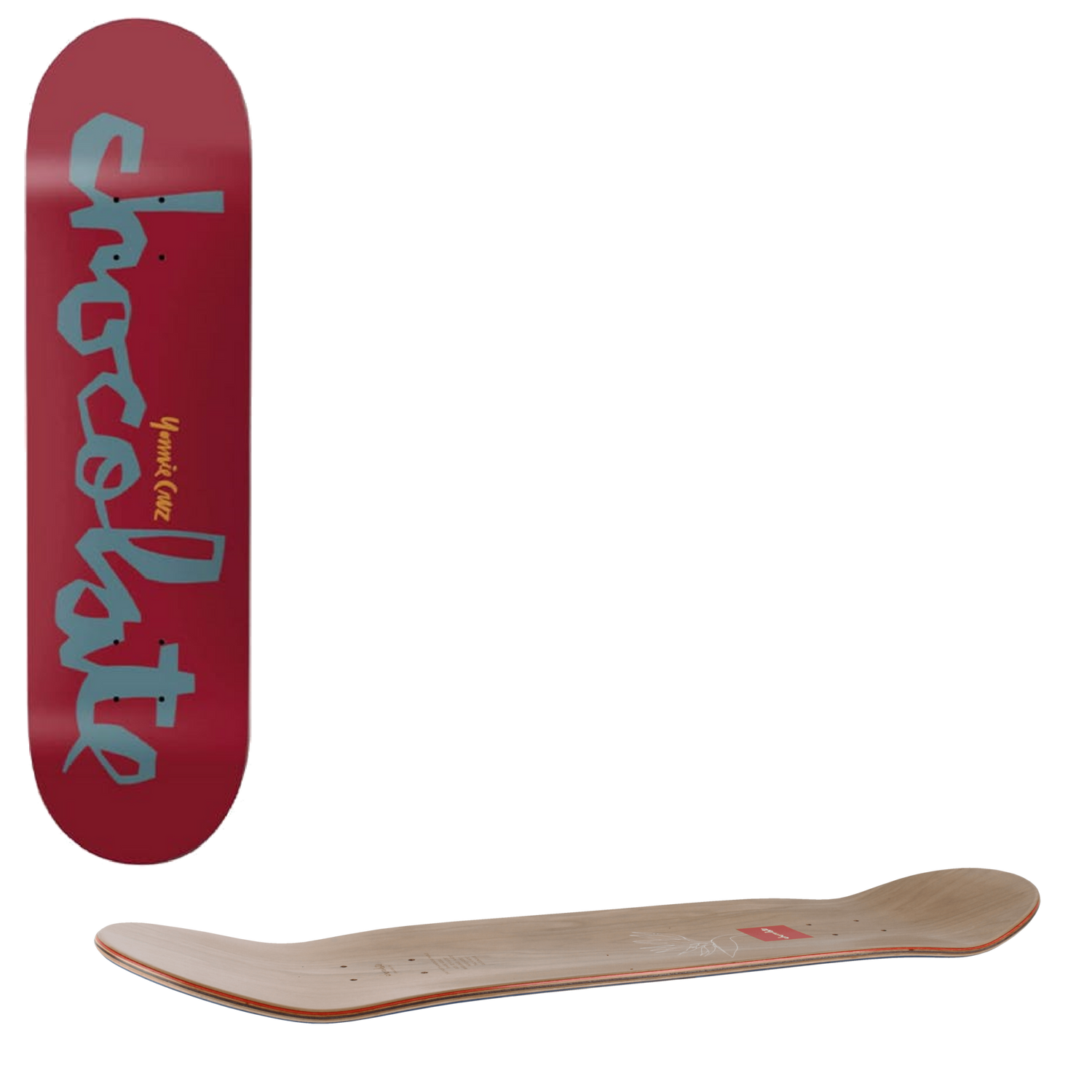 Chocolate OG Chunk Skateboard Deck - Cruz 8''