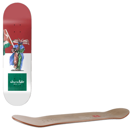 Chocolate Carnivale Skateboard Deck - Cruz 8''