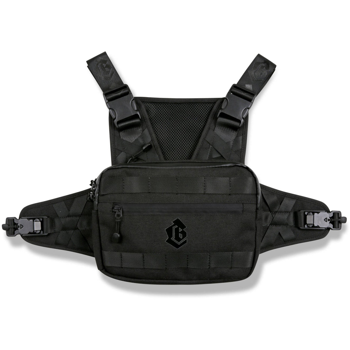 Collective BMX Chest Rig Bum Bag - Black