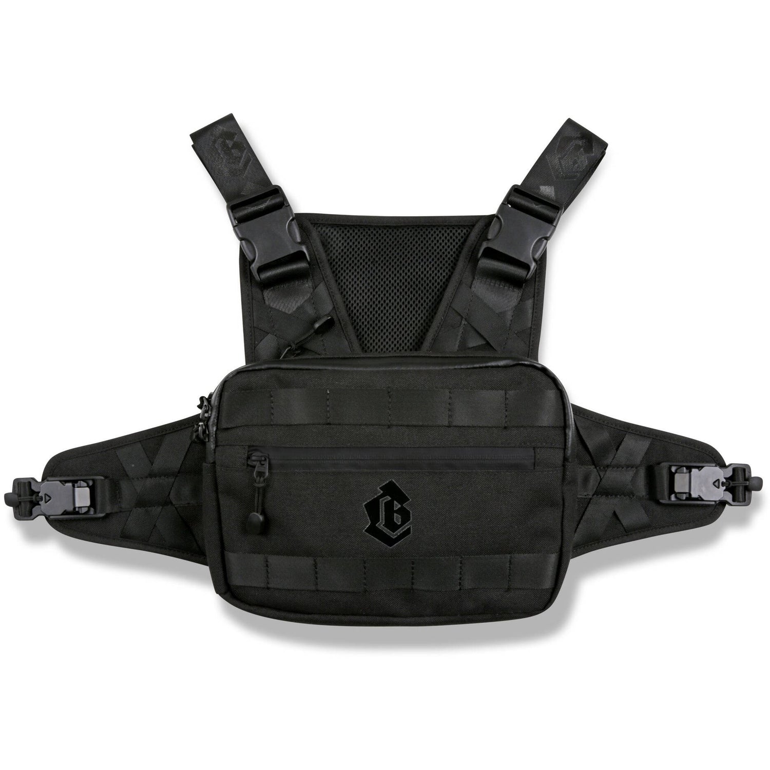 Collective BMX Chest Rig Bum Bag - Black