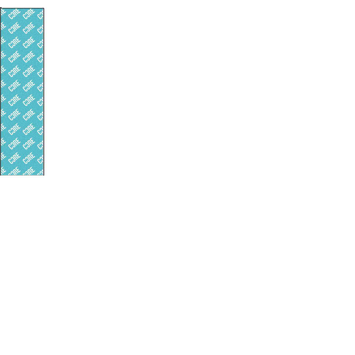CORE Classic Scooter Grip Tape - Teal Repeat 22.5" x 5.5"
