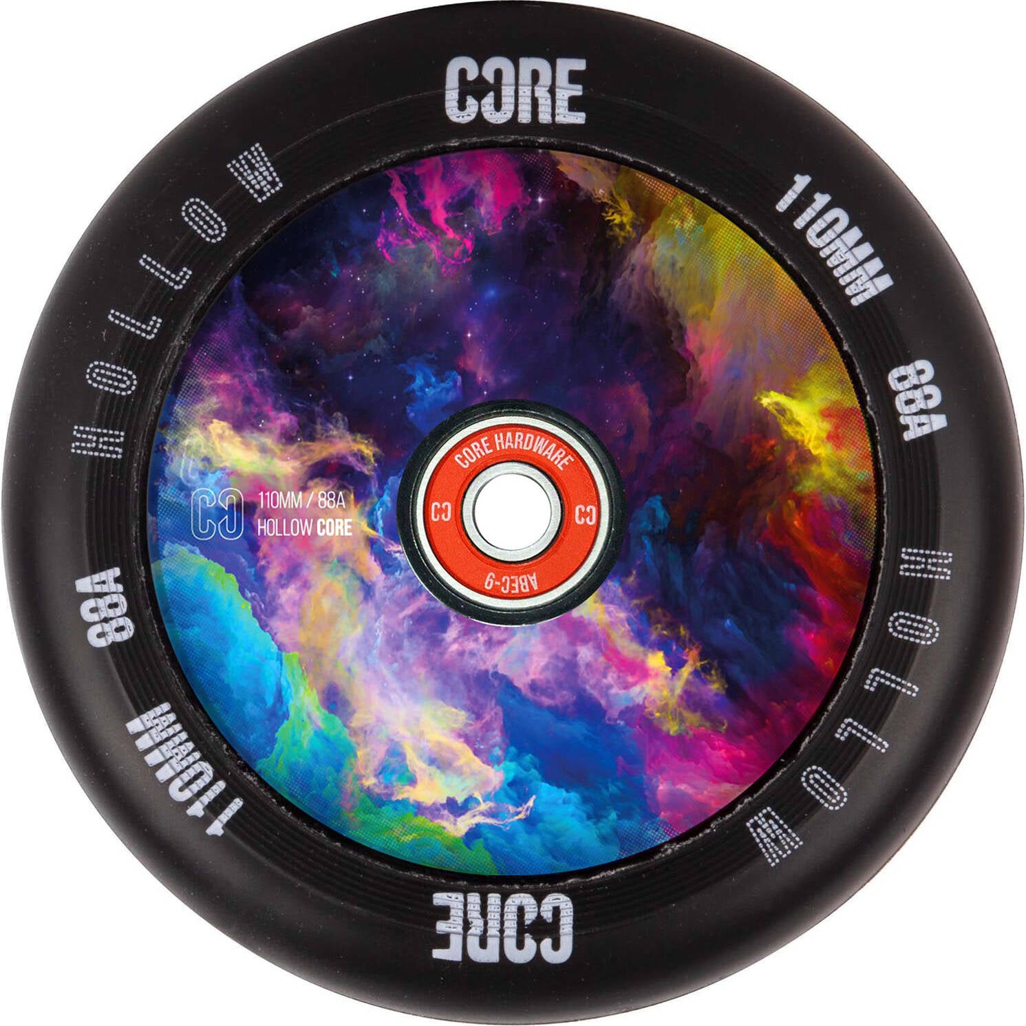 CORE Hollow V2 Scooter Wheel - Neon Galaxy 110mm
