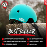 CORE Action Sports Helmet - Teal