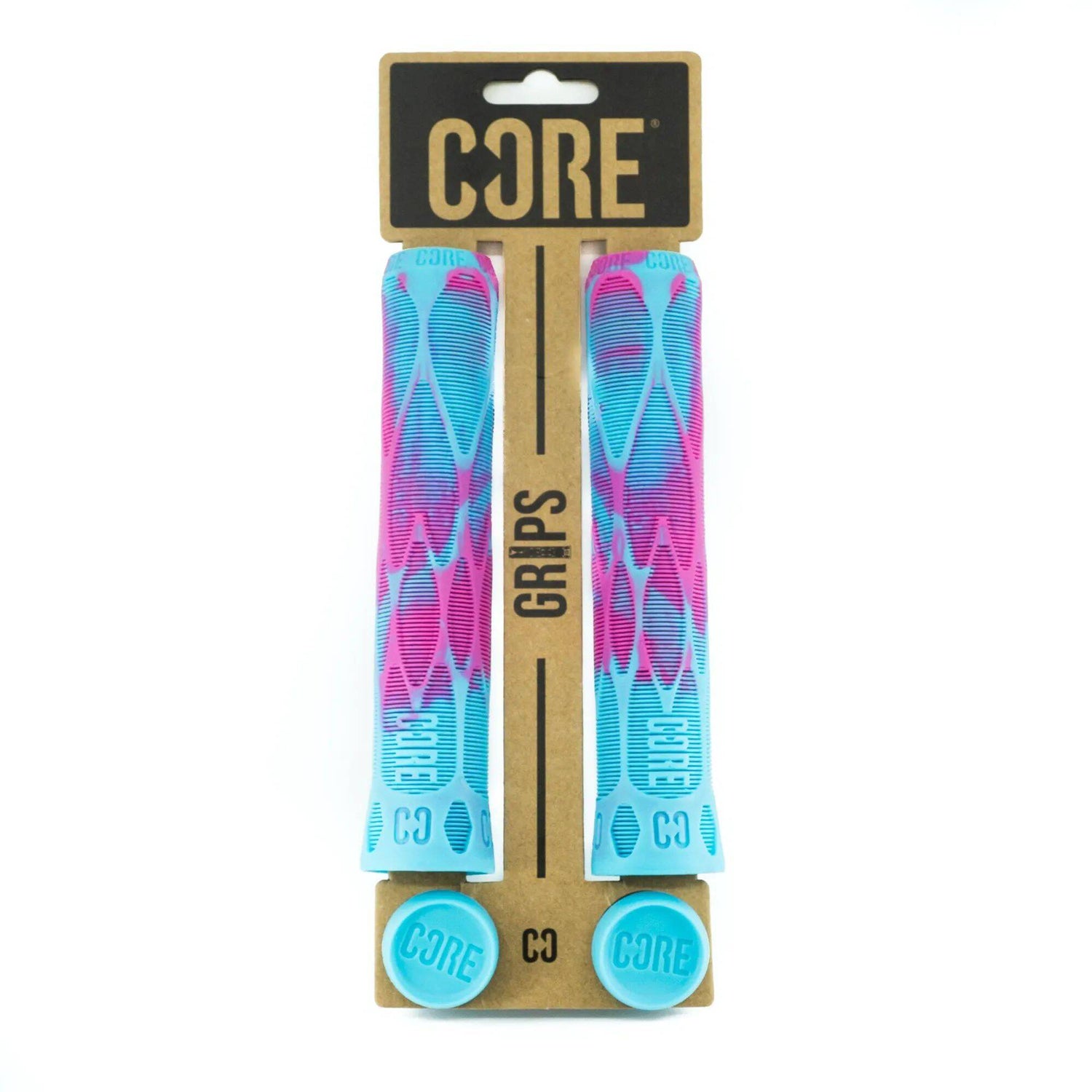 CORE Pro 170mm Scooter Grips - Refresher (Teal/Pink)