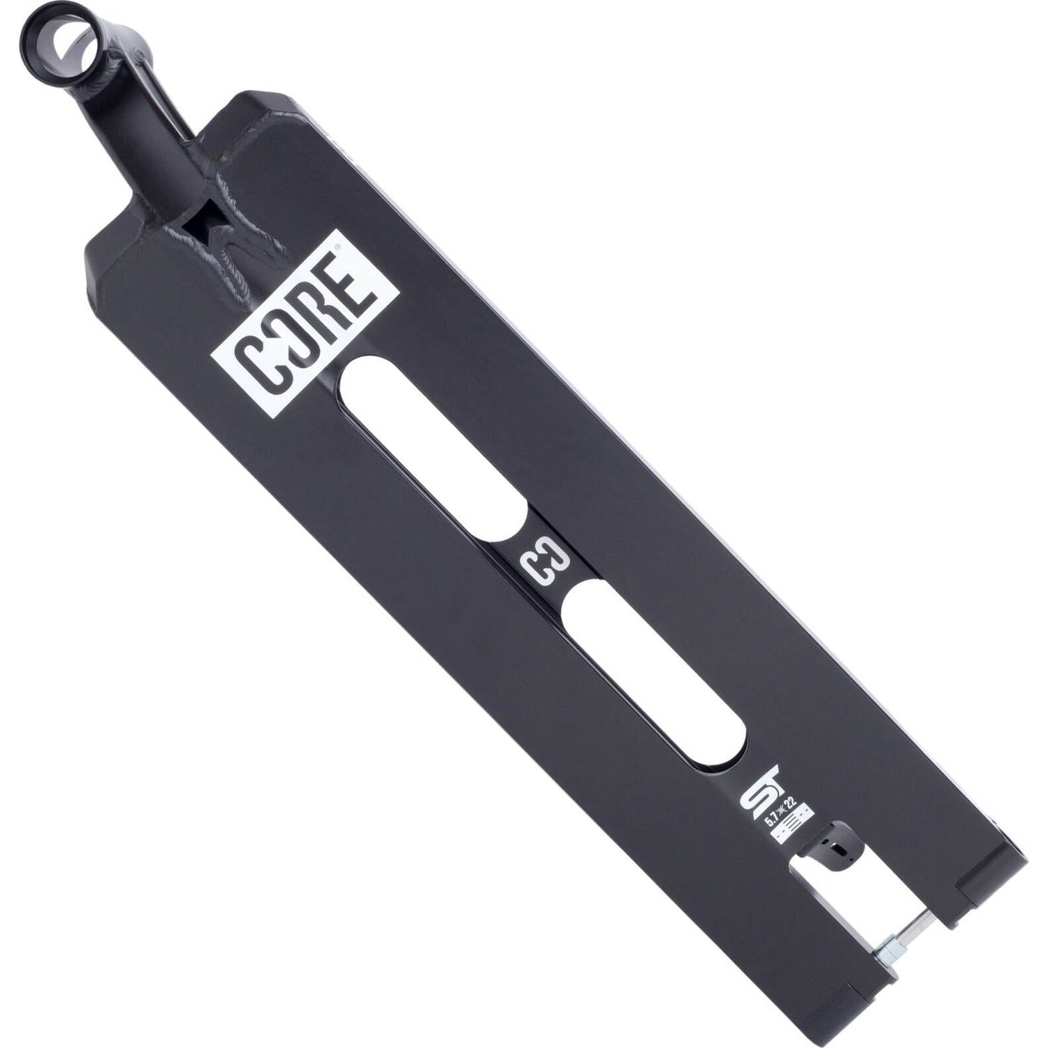 CORE ST1 Street Scooter Deck - Black 22" x 5.7"