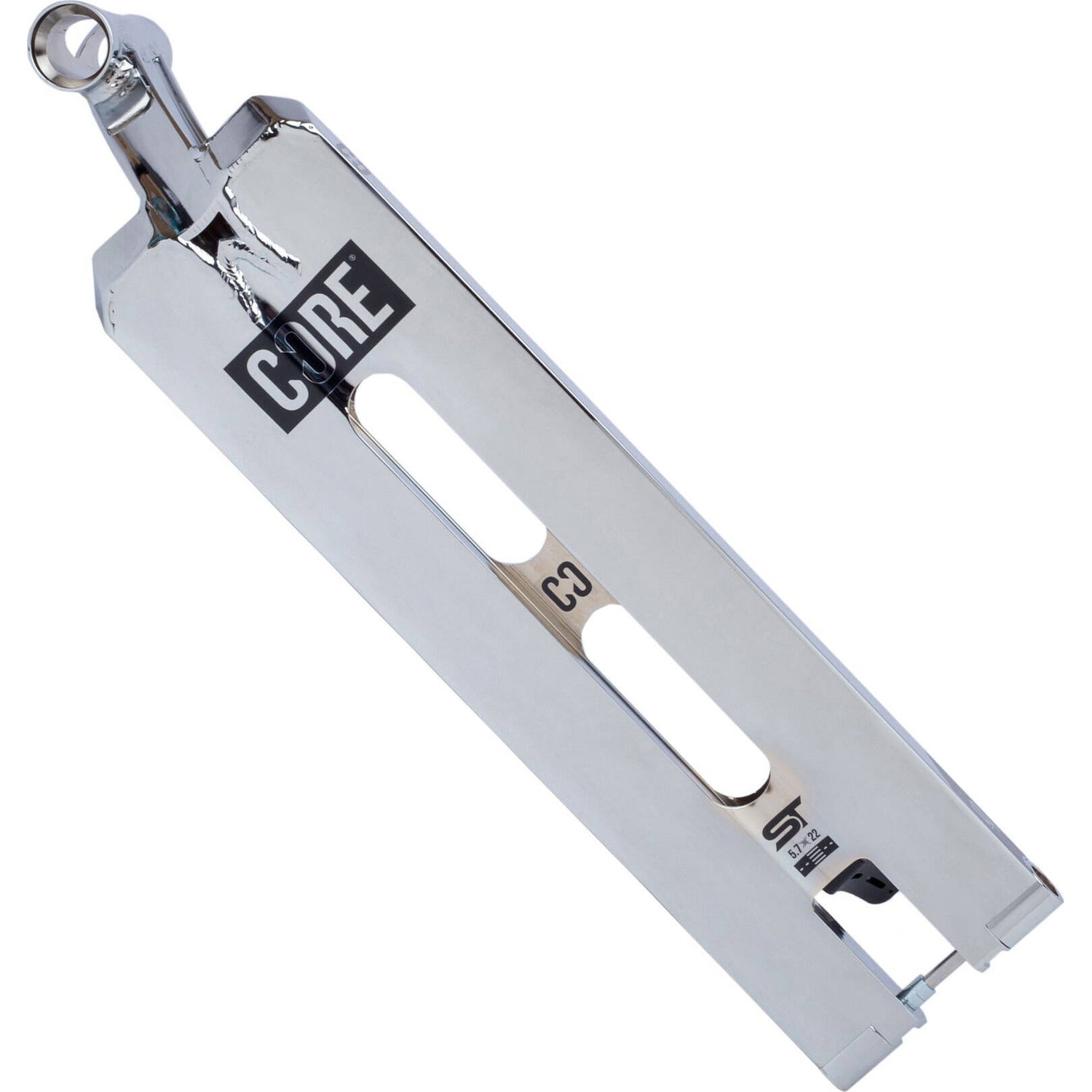CORE ST1 Street Scooter Deck - Chrome 22" x 5.7"