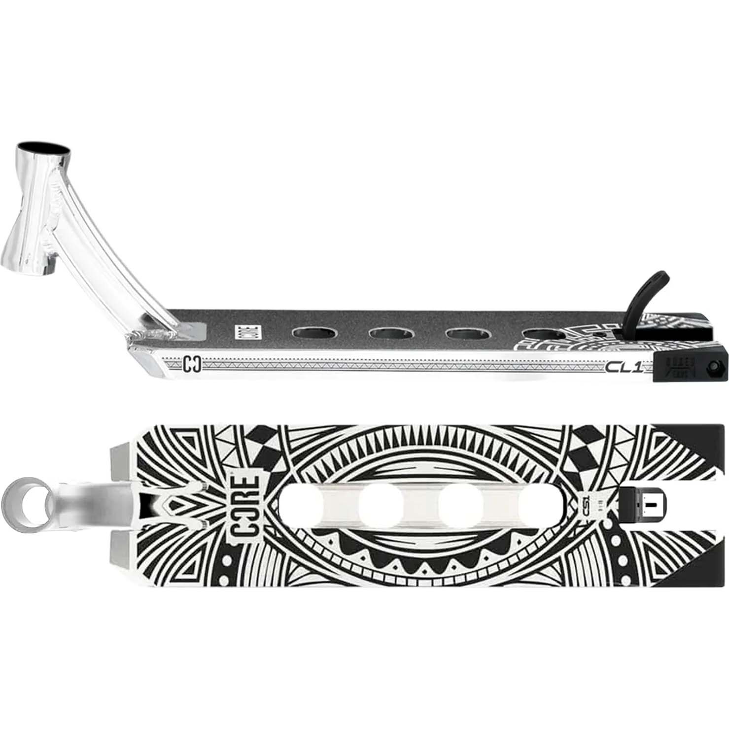 CORE CL1 Scooter Deck - Chrome 19" x 5"