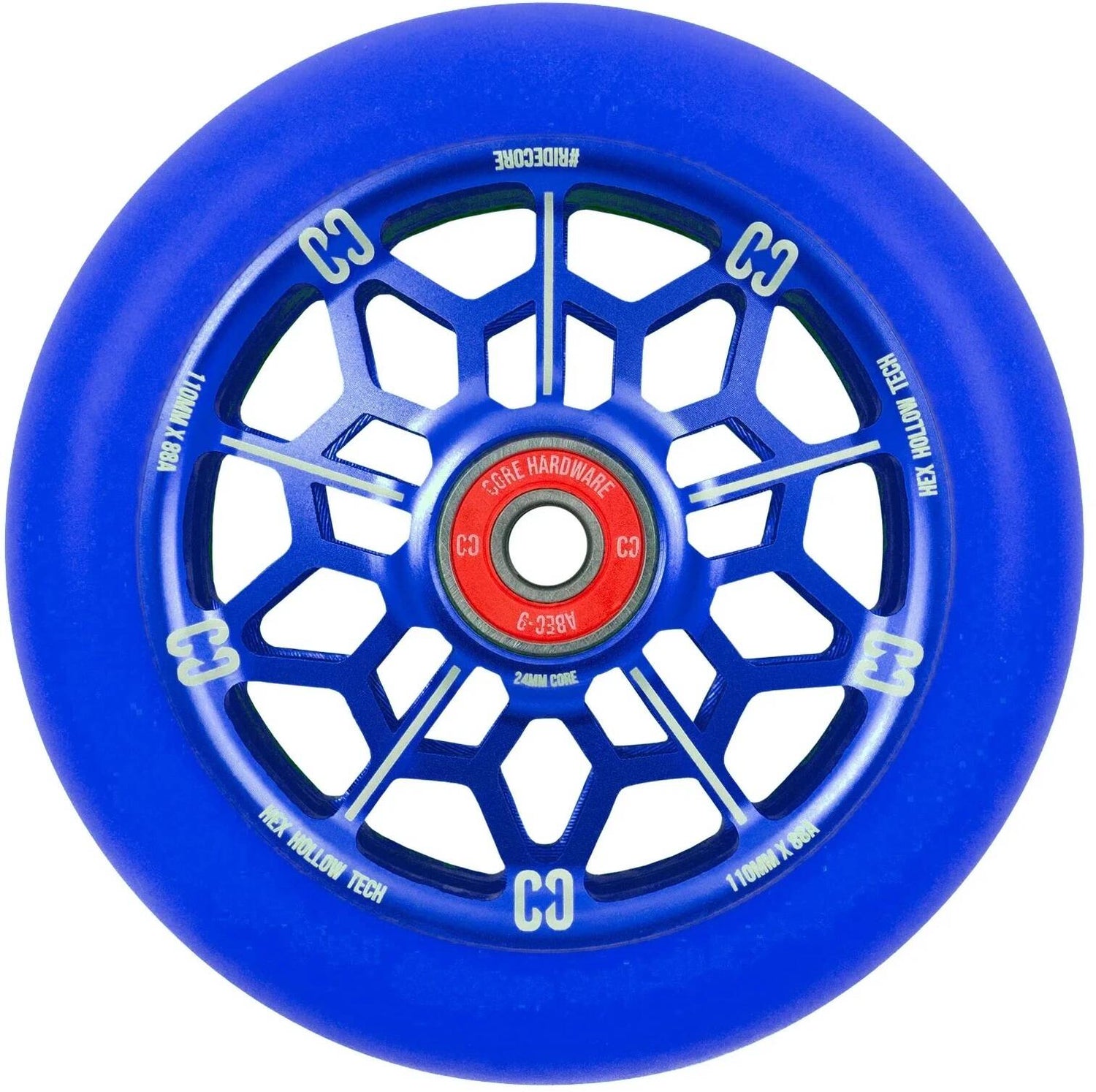 CORE Hex Scooter Wheel 110mm - Navy Blue
