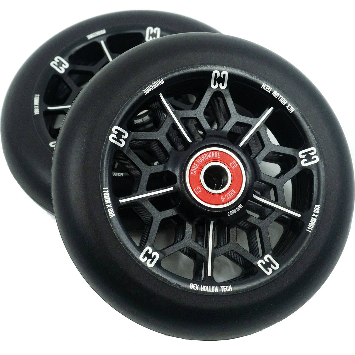 CORE Hex 110mm Scooter Wheel - Black