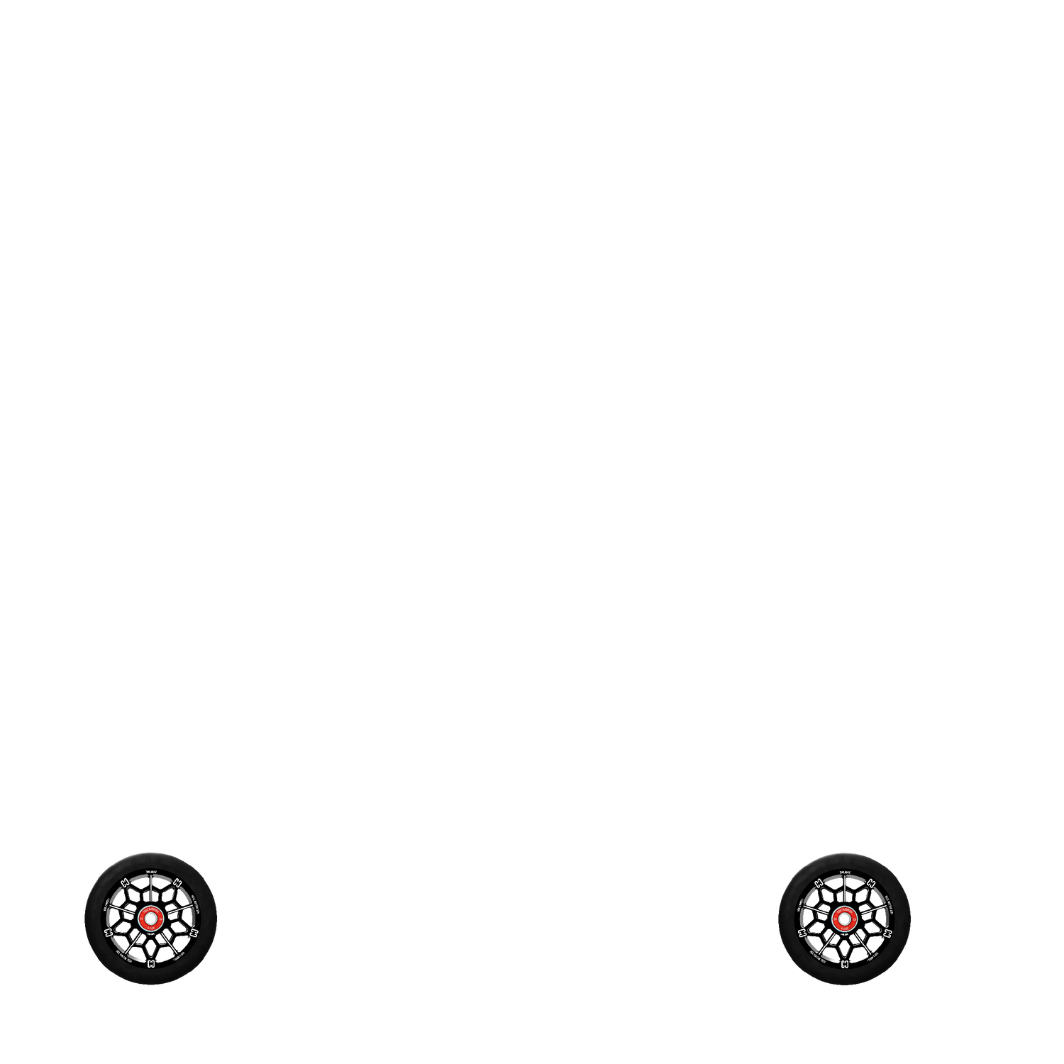 CORE Hex 110mm Scooter Wheel - Black