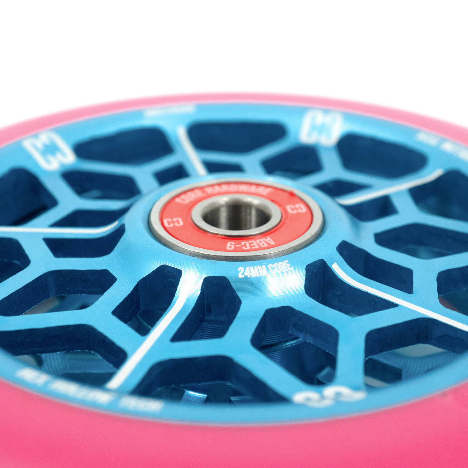 CORE Hex 110mm Scooter Wheel - Pink/Blue