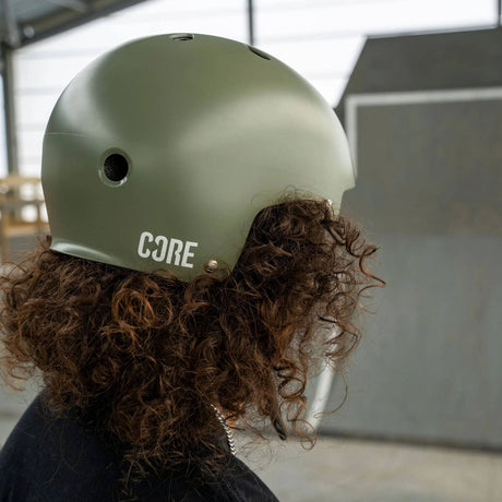 CORE Action Sports Helmet - Army Green